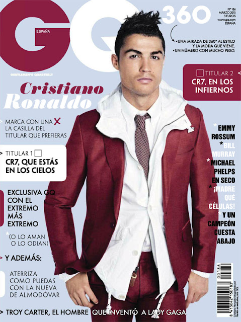 Cristiano Ronaldo on GQ magazine cover!