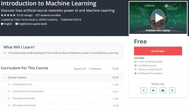 [100% Free] Introduction to Machine Learning