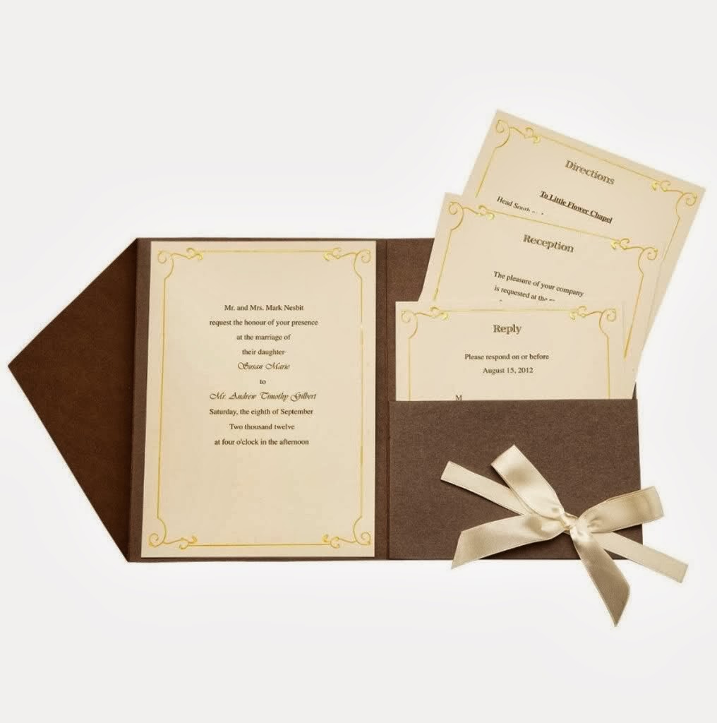 Modern Wedding Invitations: Homemade Wedding Invitation Kits