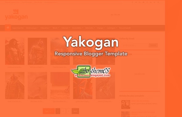 Yakogan Responsive Blogger Template