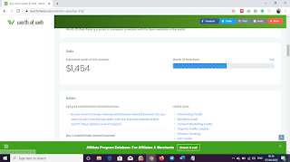 Cara Menghitung Harga Blog dengan Worth of Web