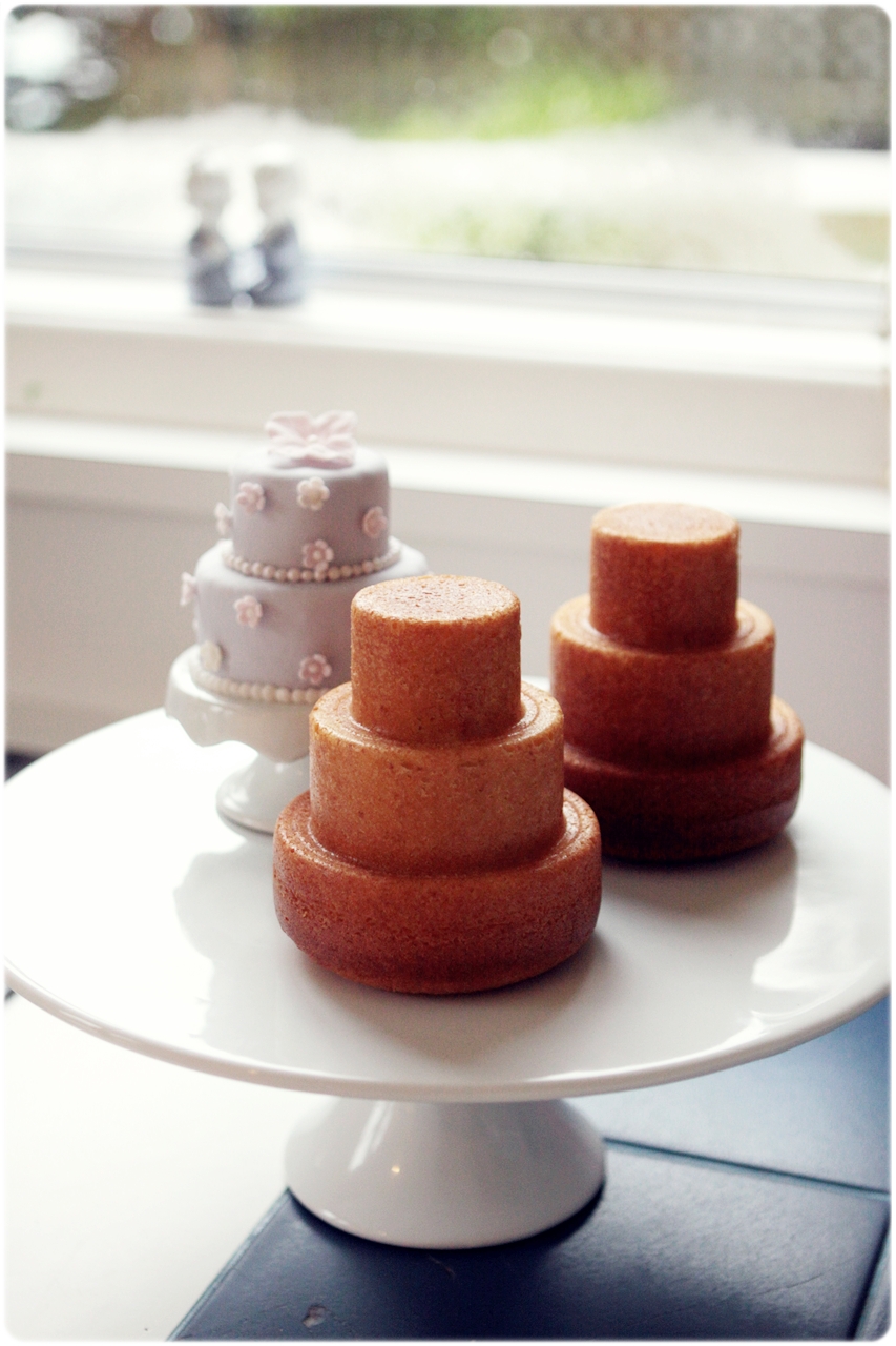 Sugar Mini three tiered cakes