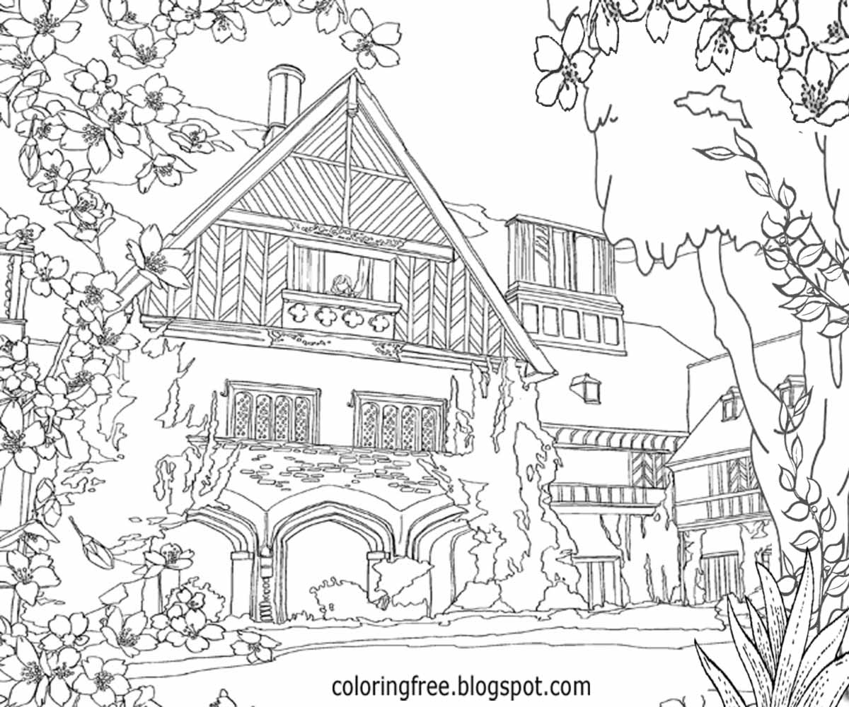 Download Free Coloring Pages Printable Pictures To Color Kids Drawing ideas: Beautiful Garden Coloring ...