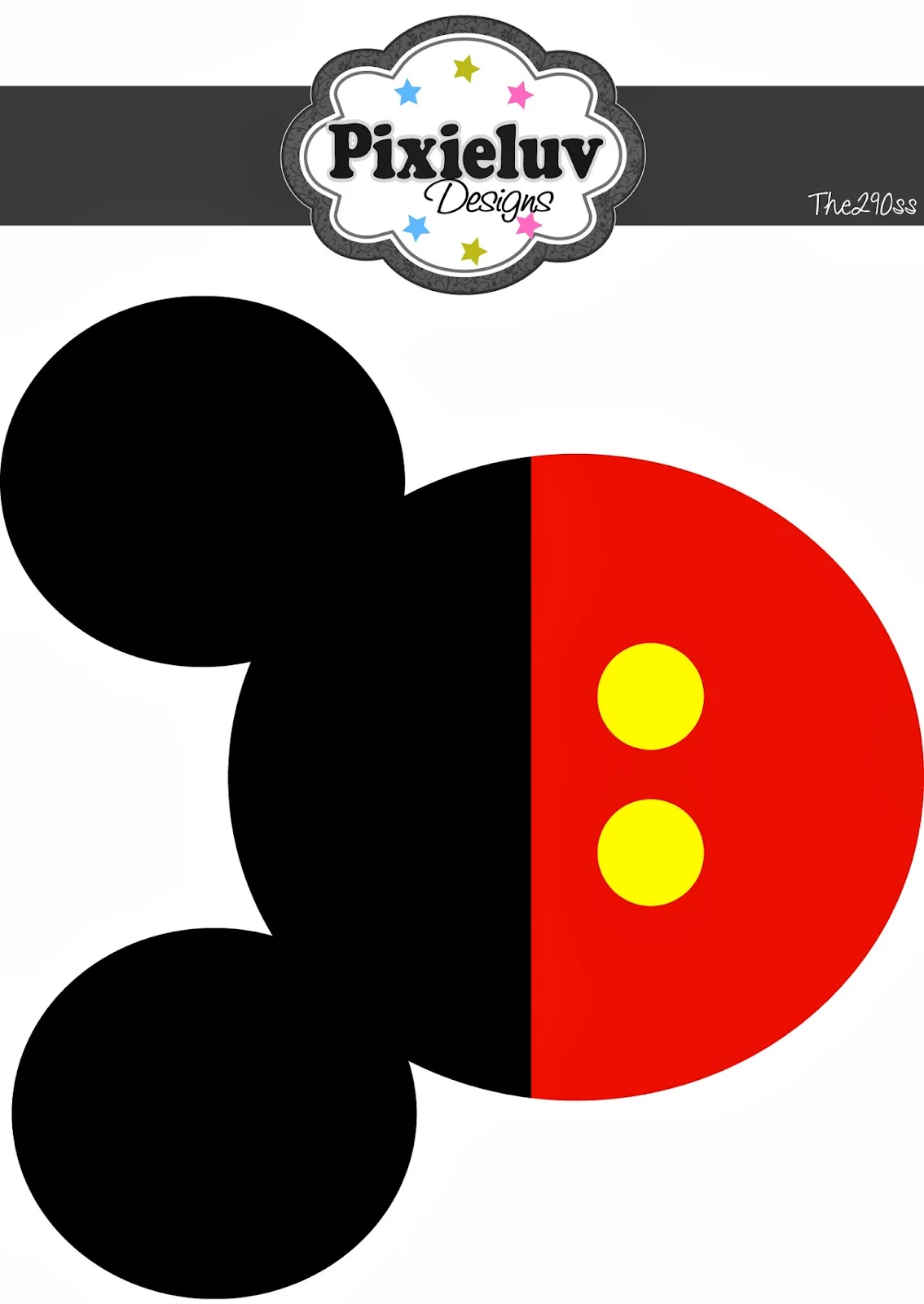 Mickey: Free Printable "Happy Birthday!" Banners. 