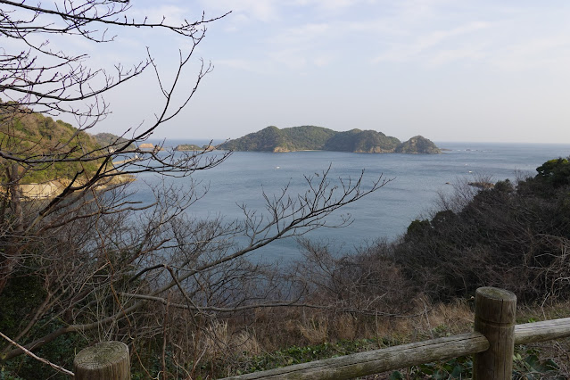 島根県松江市美保関町七類 法田コース中間地点ながめのいい展望台からの眺望