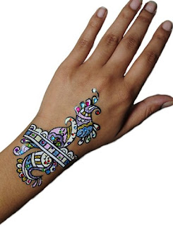 Glitter Goddess Temporary Tattoo