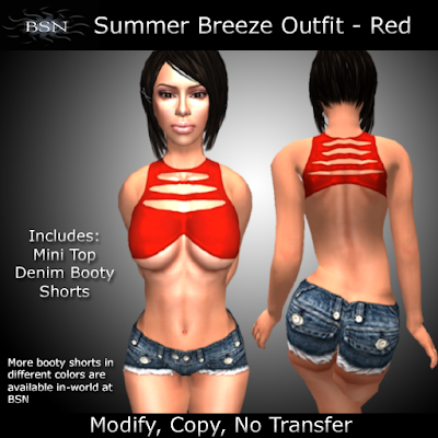 BSN Summer Breeze Outfit - Red