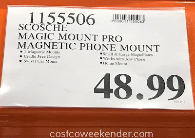Deal for the Scosche Magic Mount Pro-Pack Magnetic Mounting System at Costco