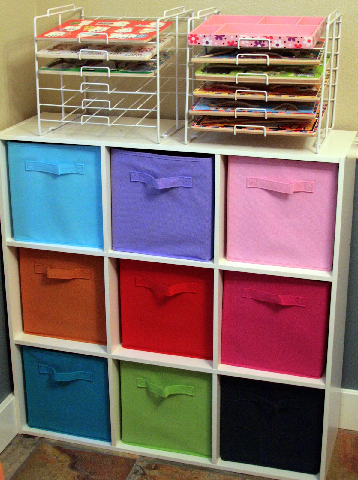 Kids Toy Storage Shelves