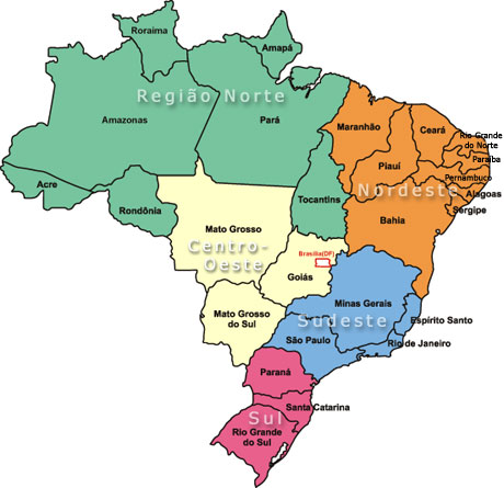 mapa do brasil estados. Mapa Brasil Estados: Aqui você