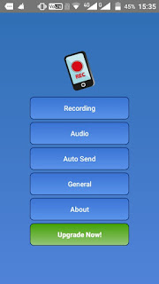 Menu setting total recorder