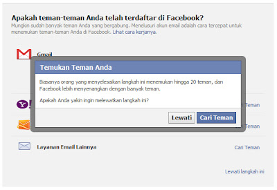 facebook cari teman