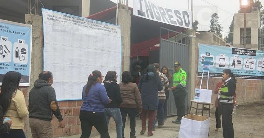 Más de 3 mil docentes darán prueba para nombramiento en la región Tacna