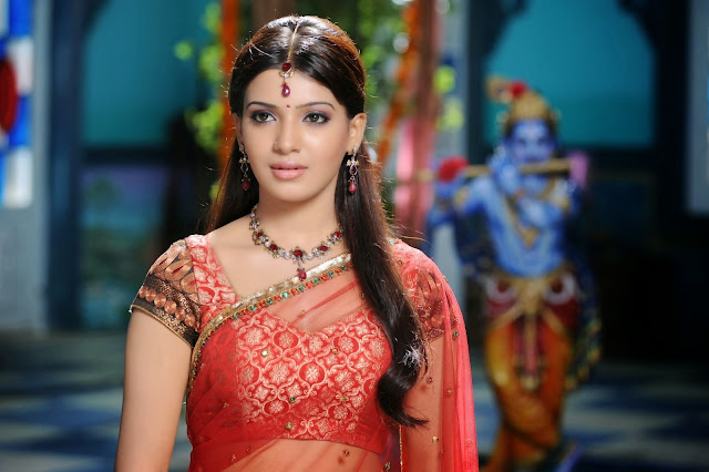 Beautiful And Spicy Actress Samantha Ruth Prabhu HD Wallpaper