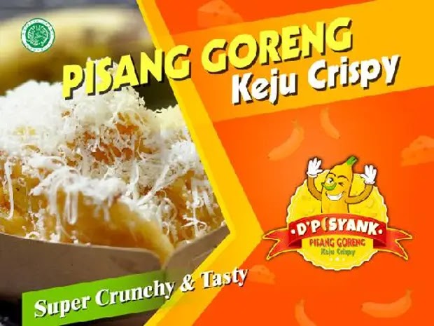 Contoh Banner Spanduk Gambar Pisang Crispy  Contoh Surat CV Proposal