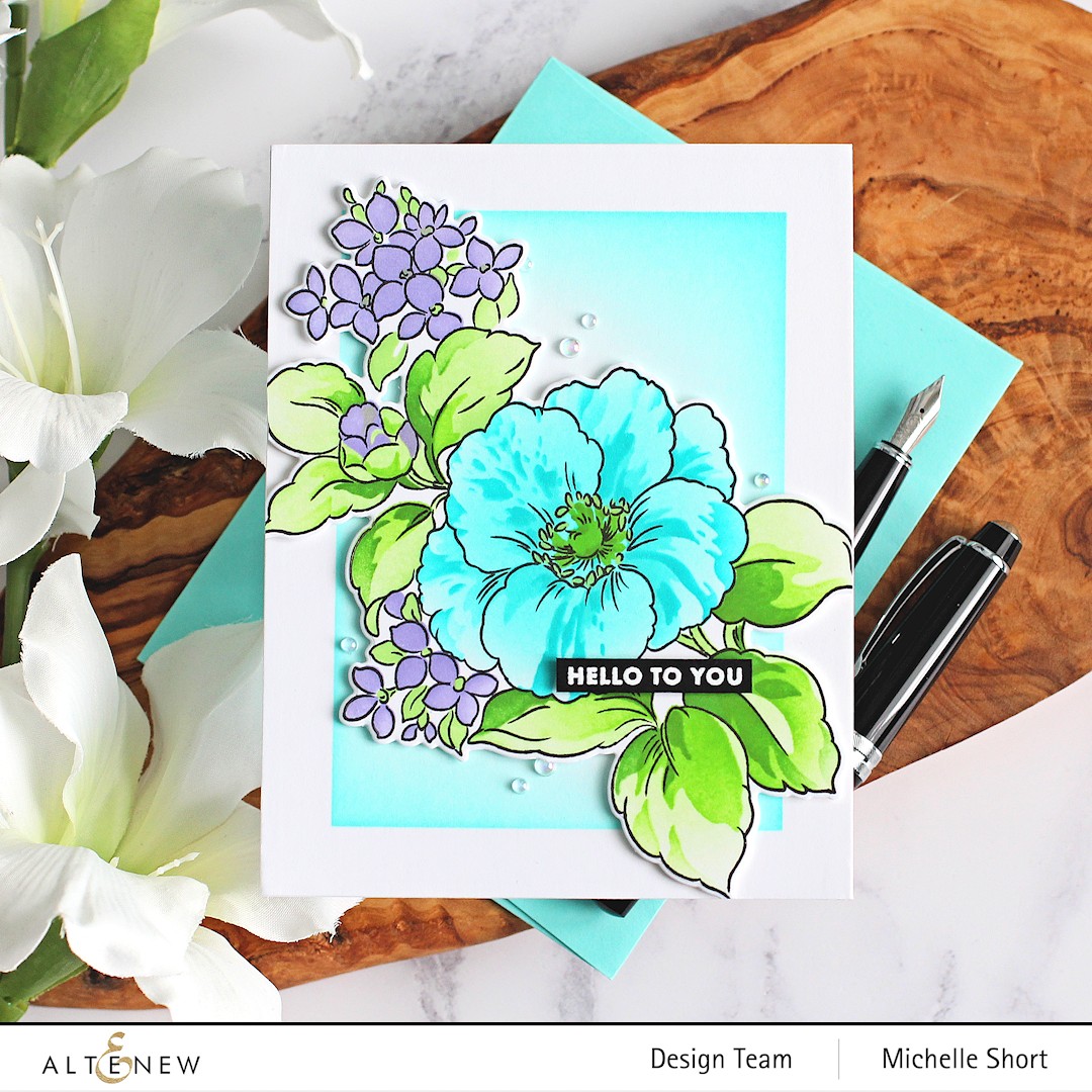 ALTENEW: Painted Flowers Add-On | Stamp & Die Bundle