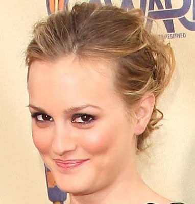 messy updo hairstyle. messy updo hairstyle. Leighton Meester Messy Updo