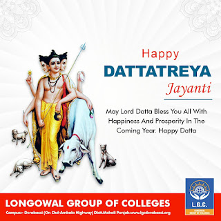 On this Datta Jayanti, may the divine trinity of Lord Dattatreya bless you and your family, Happy Dattatreya Jayanti!