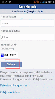 Cara daftar buat akun facebook