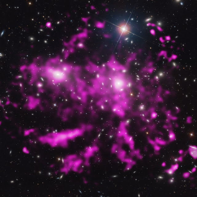 Long arms of hot gas been discovered in the Coma cluster of galaxies The Coma Galaxy Cluster