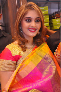 Surabhi looks stunning in Saree at Nakshatra Fashion Store Launch at Suchitra X Road 21.JPG