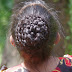 Micronesian Girl~ Wispy Spiral Braid Bun