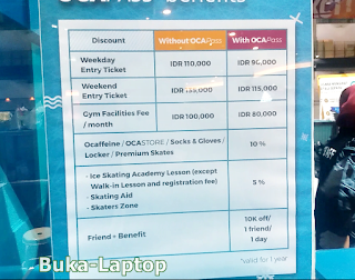 Harga Tiket Ice Skating AEON