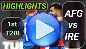 AFG vs IRE 1st T20I 2020