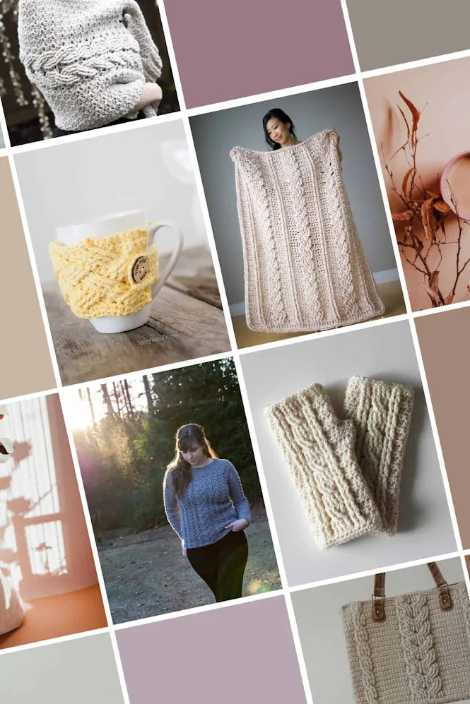 Beautiful Crochet Cable Projects