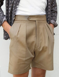 High Waisted Gurkha Shorts