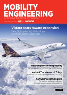 Mobility Engineering 2016-02 - June 2016 | TRUE PDF | Mensile | Professionisti | Meccanica | Progettazione | Automobili | Tecnologia
Reach one of the largest global Automotive Industries.
The quarterly edition reaches 10,000 subscribers throughout India.
Each issue covers key technical advancements, including alternative fuel, safety, and electrification, as well as features on automotive, aerospace, and off-highway.
India's automotive industry is the sixth the largest in the world, with an annual production of almost 4 million passenger cars and commercial vehicles. Exports have consistently grown to $4.5 billion as a result of India's strong engineering base and expertise in manufacturing fuel-efficient and low-cost vehicles.