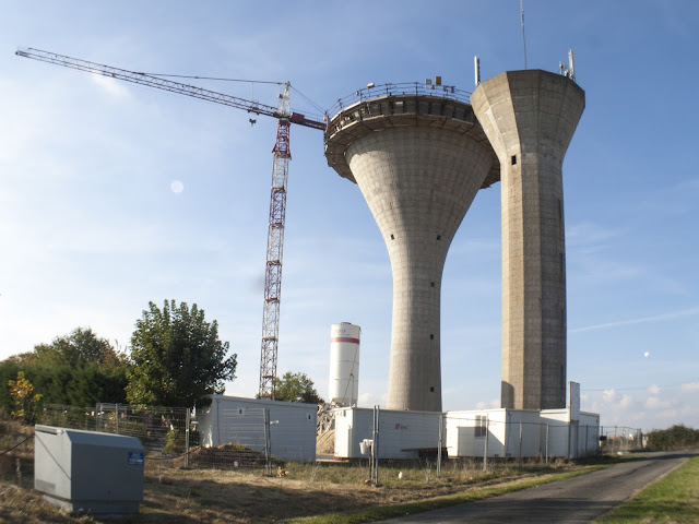 jiemve, chateau d'eau, construction, chantier