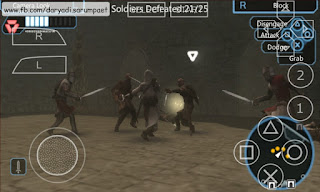 assassins creed bloodlines psp game battle vs 4 enemies