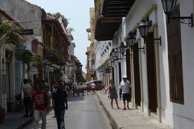 Tanner in Cartagena, Kolumbien