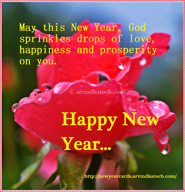love, happiness, prosperity, Happy NEw year, New Year Card, HD Card