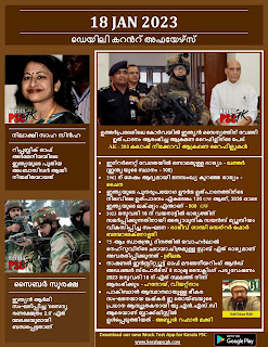 Daily Malayalam Current Affairs 18 Jan 2023
