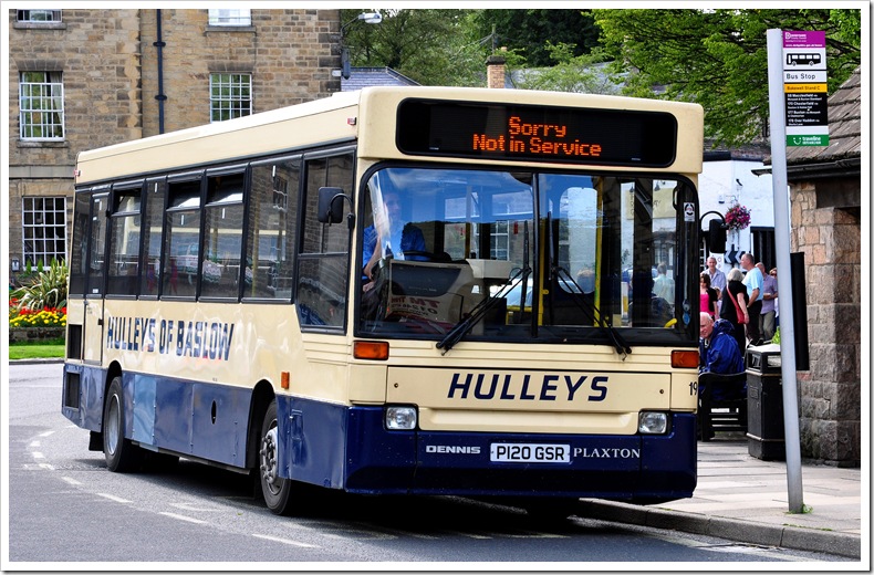 not in service bus at bakewell bus stop