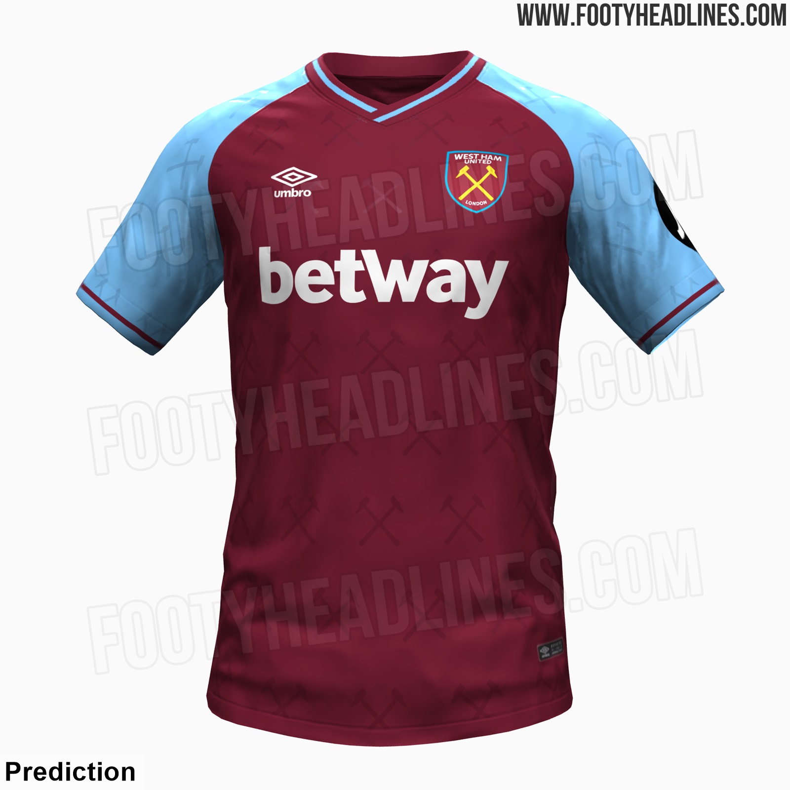 west ham football strip