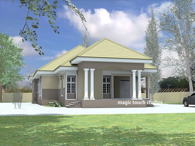  4  Bedroom  Bungalow  Modern  and contemporary  Nigerian 