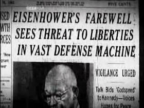 Eisenhower's Farewell Address newspaper headline