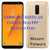 SAMSUNG A605G U3 Combination FRP Remove Free