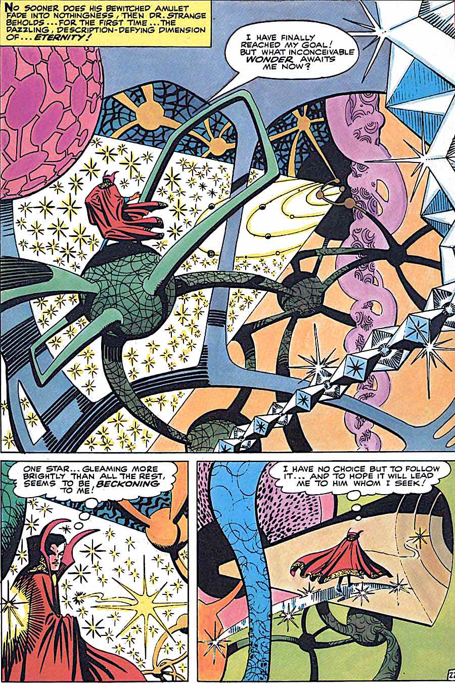 the 1960s Steve Ditko comic book Dr. Strange