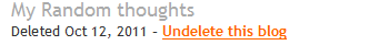 undelete this blog