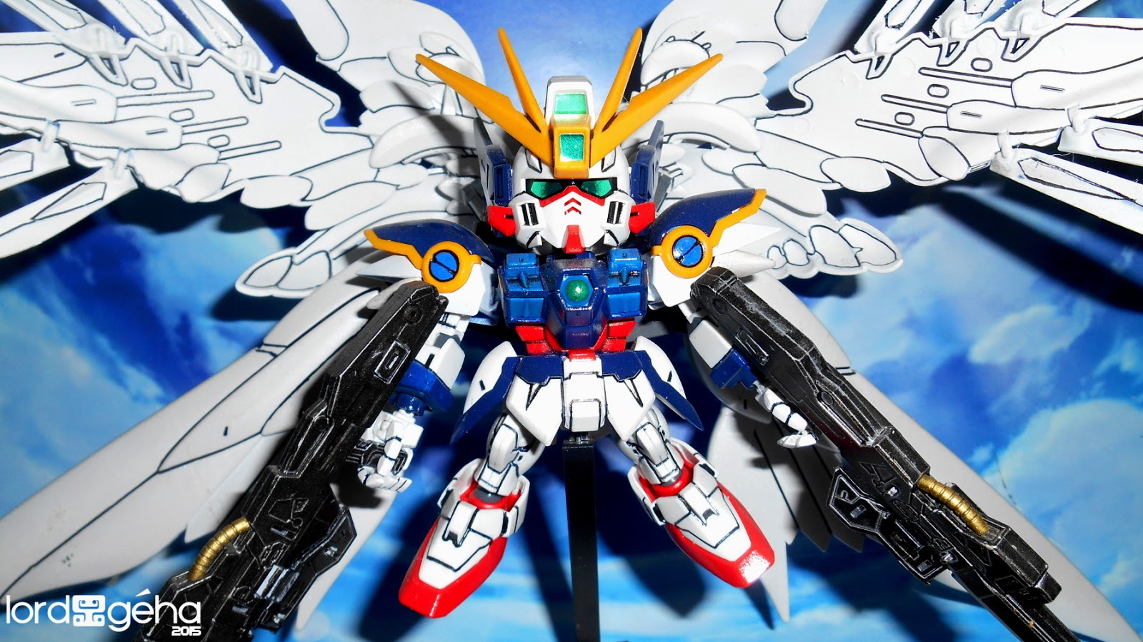 SD Gundam Custom Wing Zero Custom Gundam GeHa Lord SD