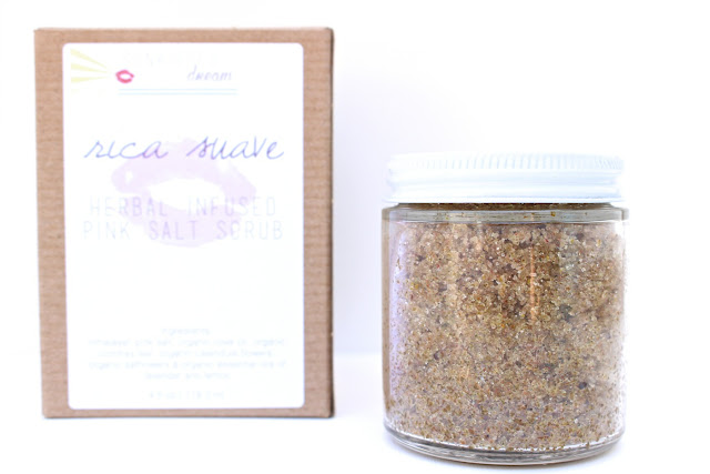 Rica Suave Herbal Infused Pink Salt Scrub :: Hand Crafted Organic Skin Care by Sunkissed Dream