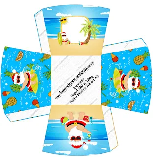 Christmas in the Caribbean: Free Printable Boxes.