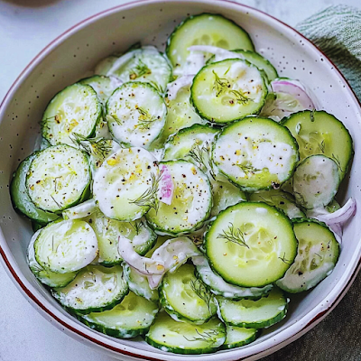 Easy Cucumber Salad Recipe