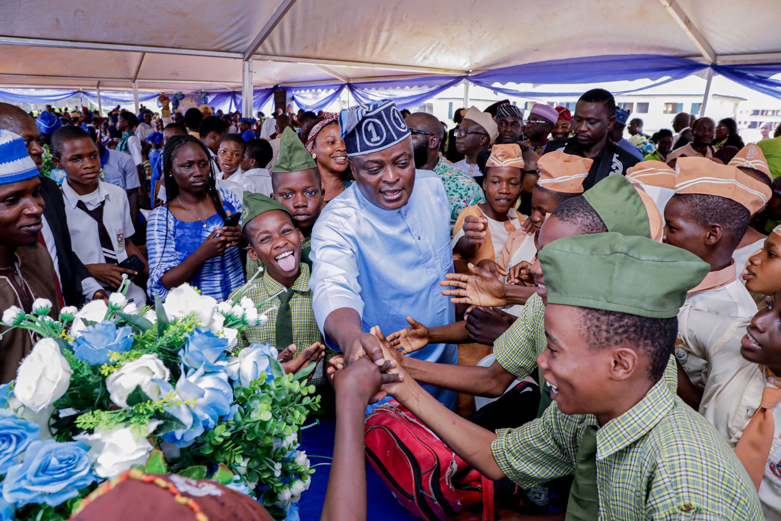 Lagos House Of Assembly Speaker, Obasa Celebrates Birthday With Students