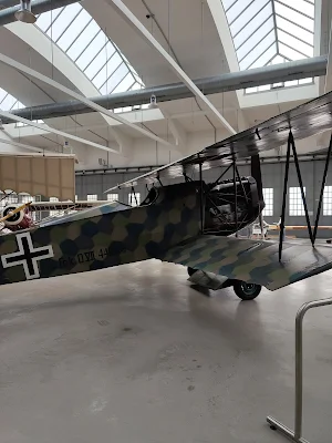 Flugwerft Schleissheim（シュライスハイム航空館）の飛行機展示
