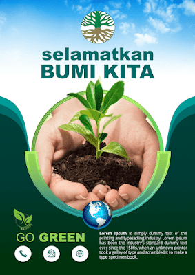 Contoh Poster dengan Tema Lingkungan Hidup
